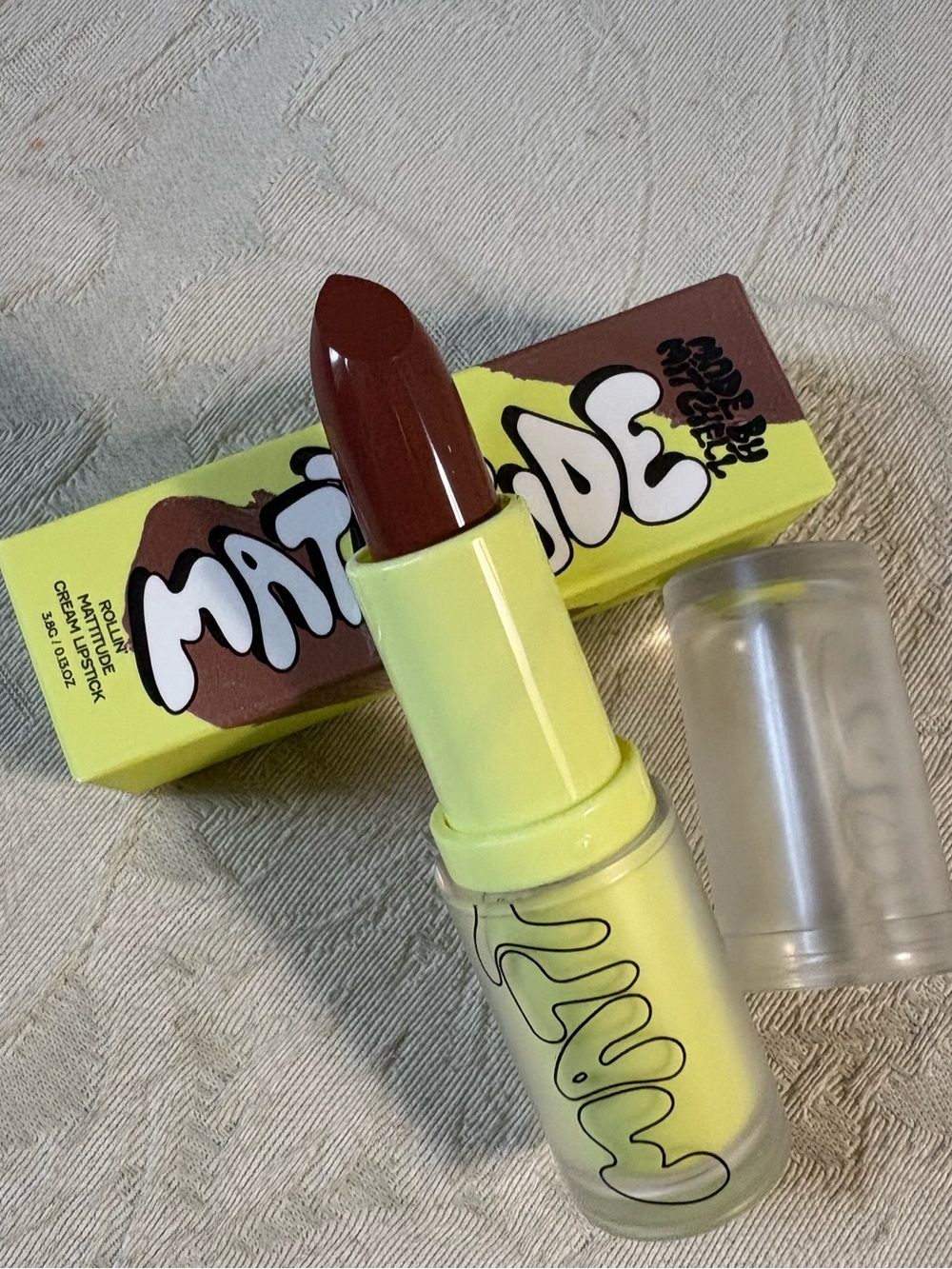 Made by Mitchell Mattitude Matte Lipstick in Rollin BNIB